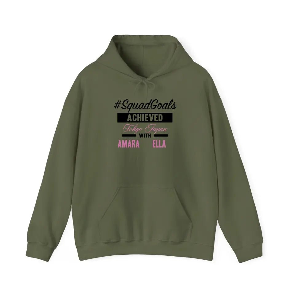 #SquadGoals Achieved: Tokyo with Your Squad | Vacation & Travel | Personalized Hooded Sweatshirt - InLuck.us by In Luck