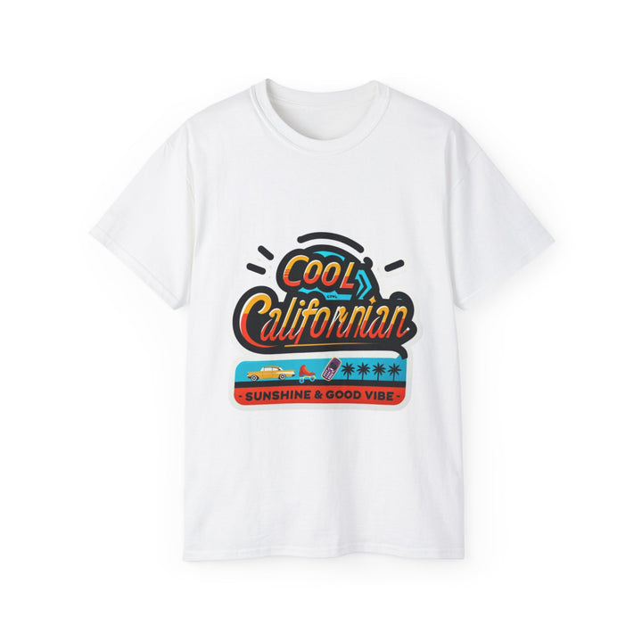 "Cool Californinan" Tagline | Funky Tagline T-shirt for Travel Lovers